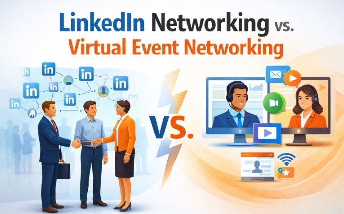 LinkedIn Networking vs Virtual Event Networking