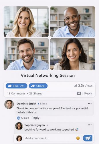 LinkedIn Networking vs Virtual Event Networking