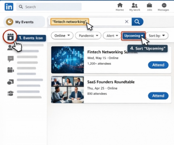LinkedIn Networking events