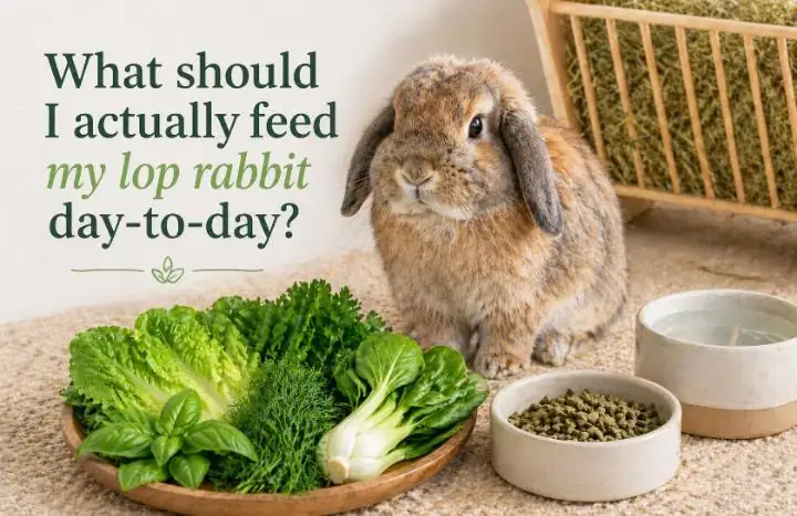 Read more about the article What should I actually feed my lop rabbit day-to-day?